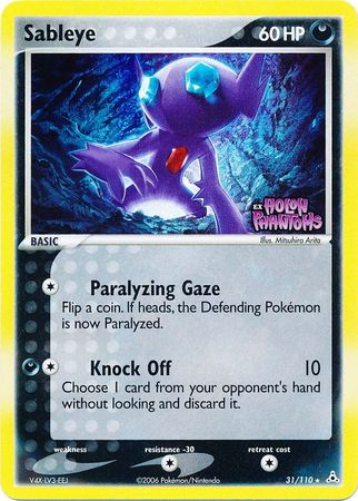 Sableye (31/110) (Stamped) [EX: Holon Phantoms] | Gear Gaming Bentonville