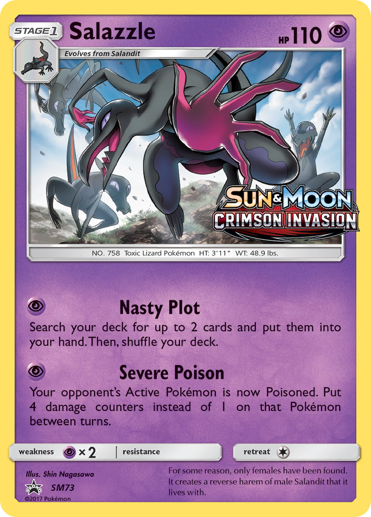 Salazzle (SM73) [Sun & Moon: Black Star Promos] | Gear Gaming Bentonville