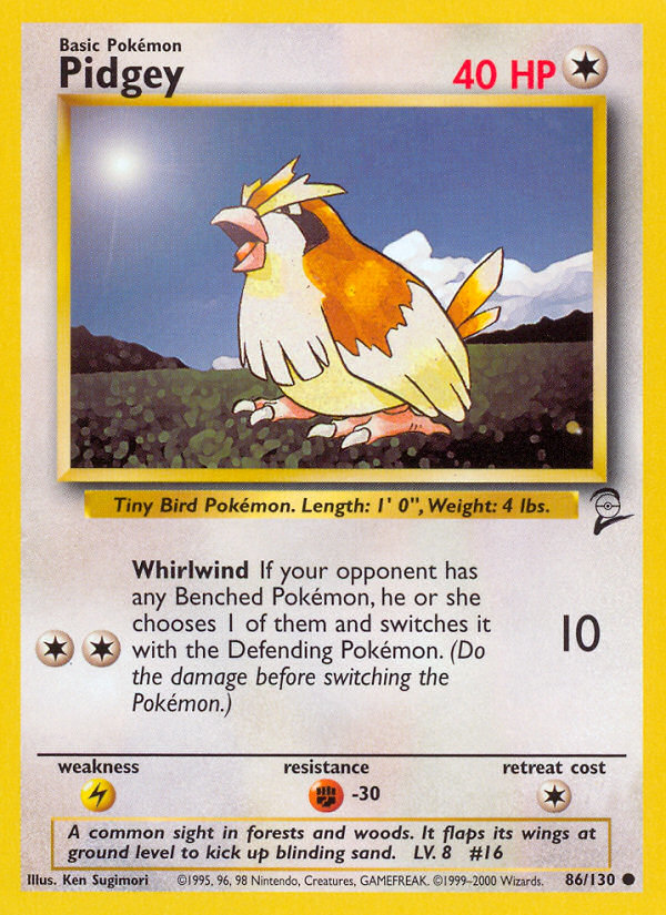 Pidgey (86/130) [Base Set 2] | Gear Gaming Bentonville