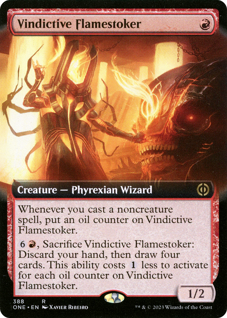 Vindictive Flamestoker (Extended Art) [Phyrexia: All Will Be One] | Gear Gaming Bentonville