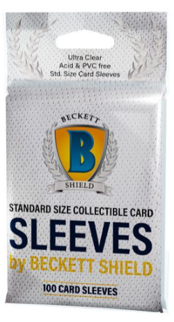 Beckett Shield Standard Card Soft Sleeves | Gear Gaming Bentonville