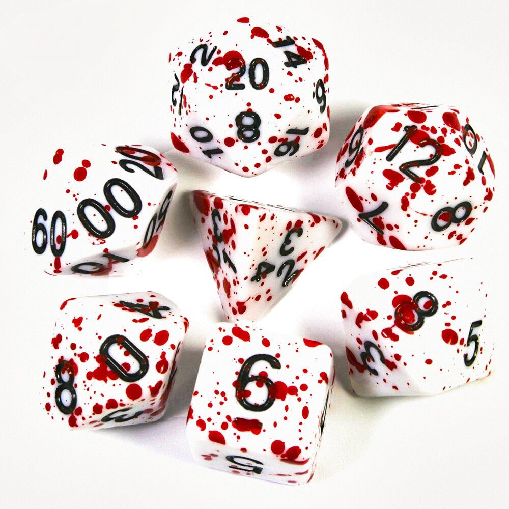 Blood 7pcs Dice Set | Gear Gaming Bentonville