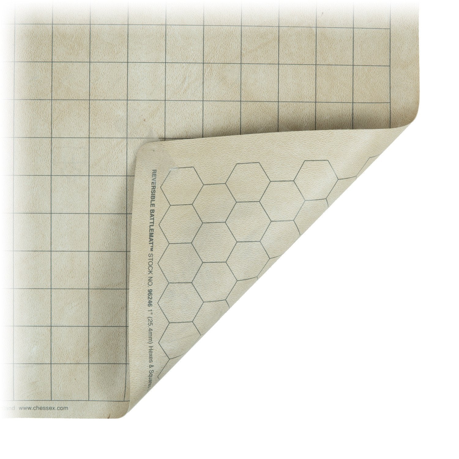 Chessex: Reversible Battlemat (1 Sq & 1" Hex) | Gear Gaming Bentonville