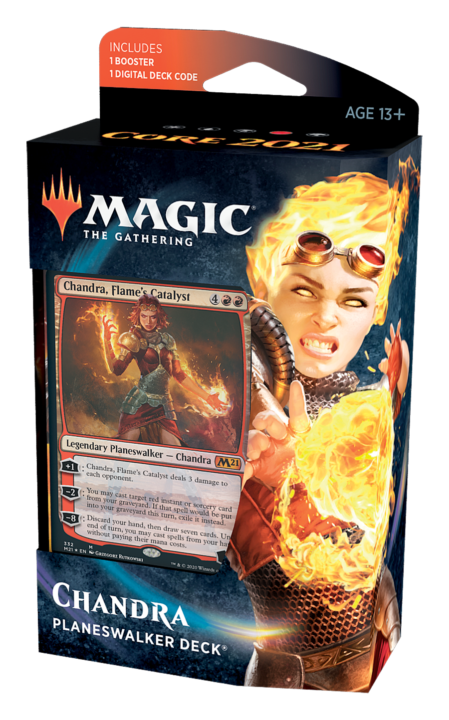 Core Set 2021 - Planeswalker Deck Chandra, Flame's Catalyst | Gear Gaming Bentonville