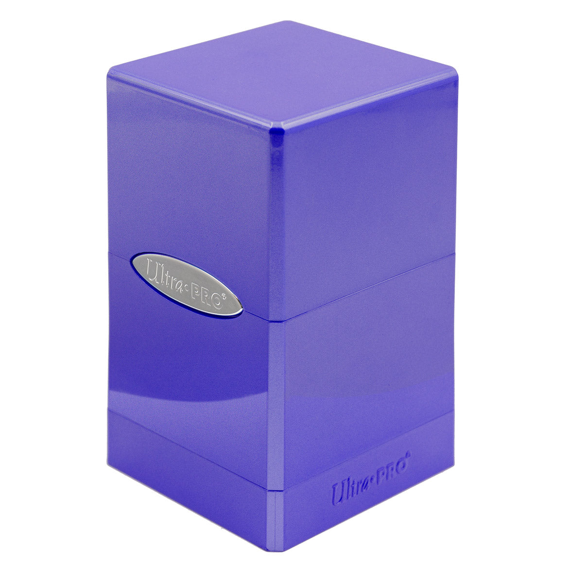 Ultra Pro Deck Box Satin Tower Hi-Gloss Amethyst | Gear Gaming Bentonville