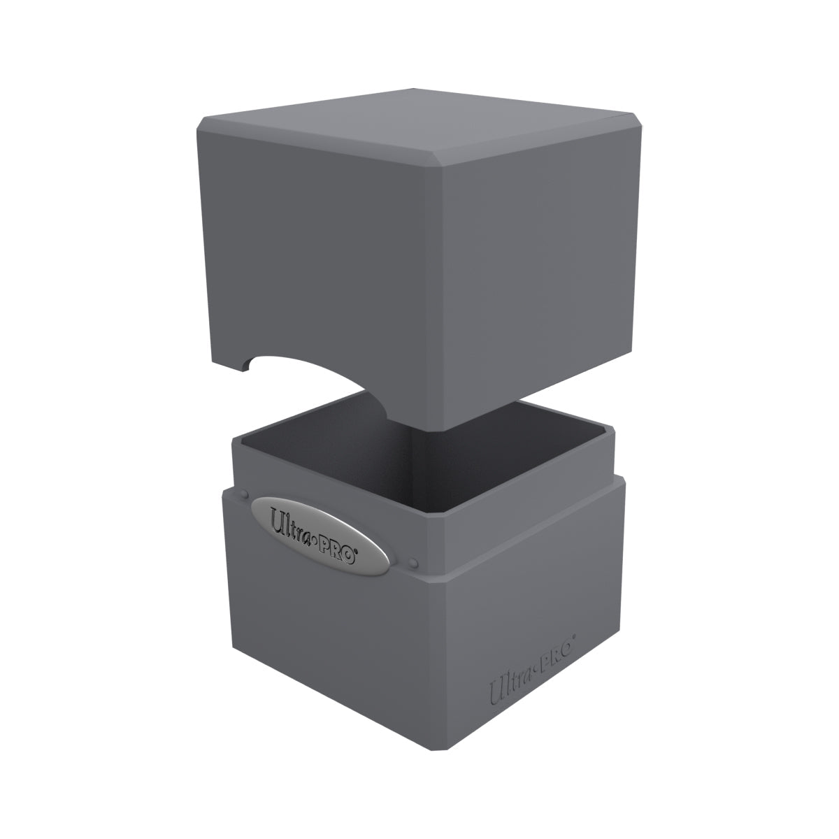 Ultra Pro Deck Box Satin Cube Smoke Grey | Gear Gaming Bentonville