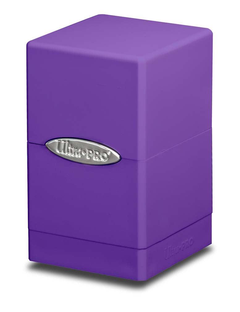 Ultra Pro Deck Box Satin Tower Purple | Gear Gaming Bentonville