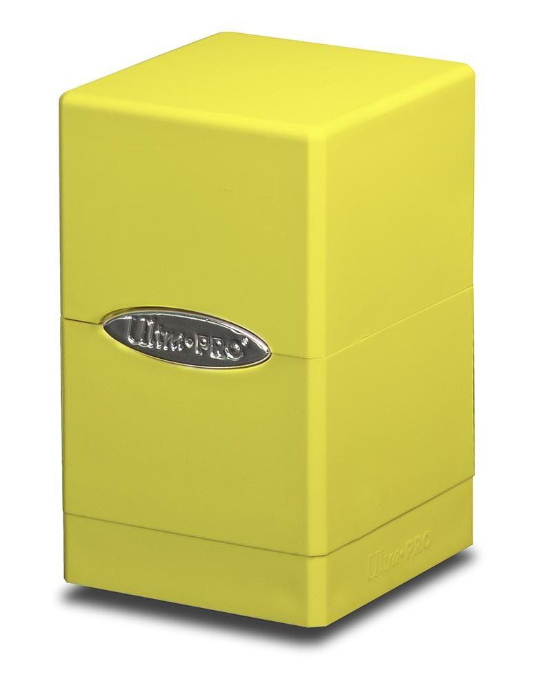 Ultra Pro Deck Box Satin Tower Yellow | Gear Gaming Bentonville