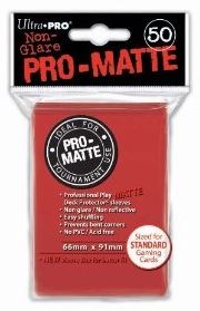 Ultra Pro Regular Matte (50ct) Red | Gear Gaming Bentonville