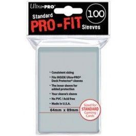 Ultra Pro Pro-Fit Clear Regular (100ct) | Gear Gaming Bentonville