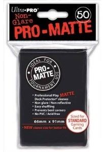 Ultra Pro Regular Matte (50ct) Black | Gear Gaming Bentonville