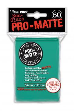 Ultra Pro Regular Matte (50ct) Aqua | Gear Gaming Bentonville