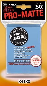 Ultra Pro Regular Matte (50ct) Light Blue | Gear Gaming Bentonville