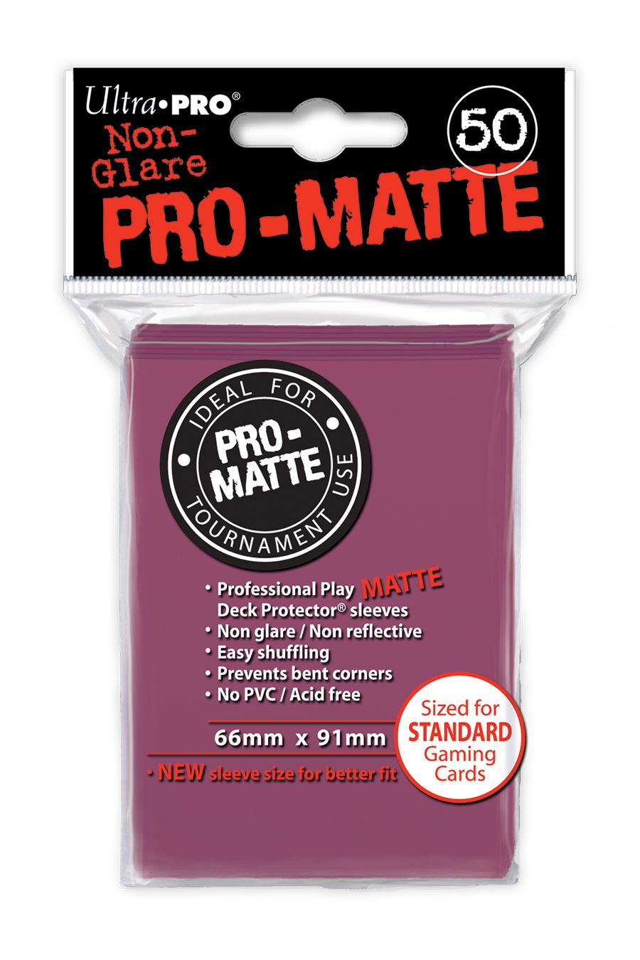 Ultra Pro Regular Matte (50ct) Blackberry | Gear Gaming Bentonville