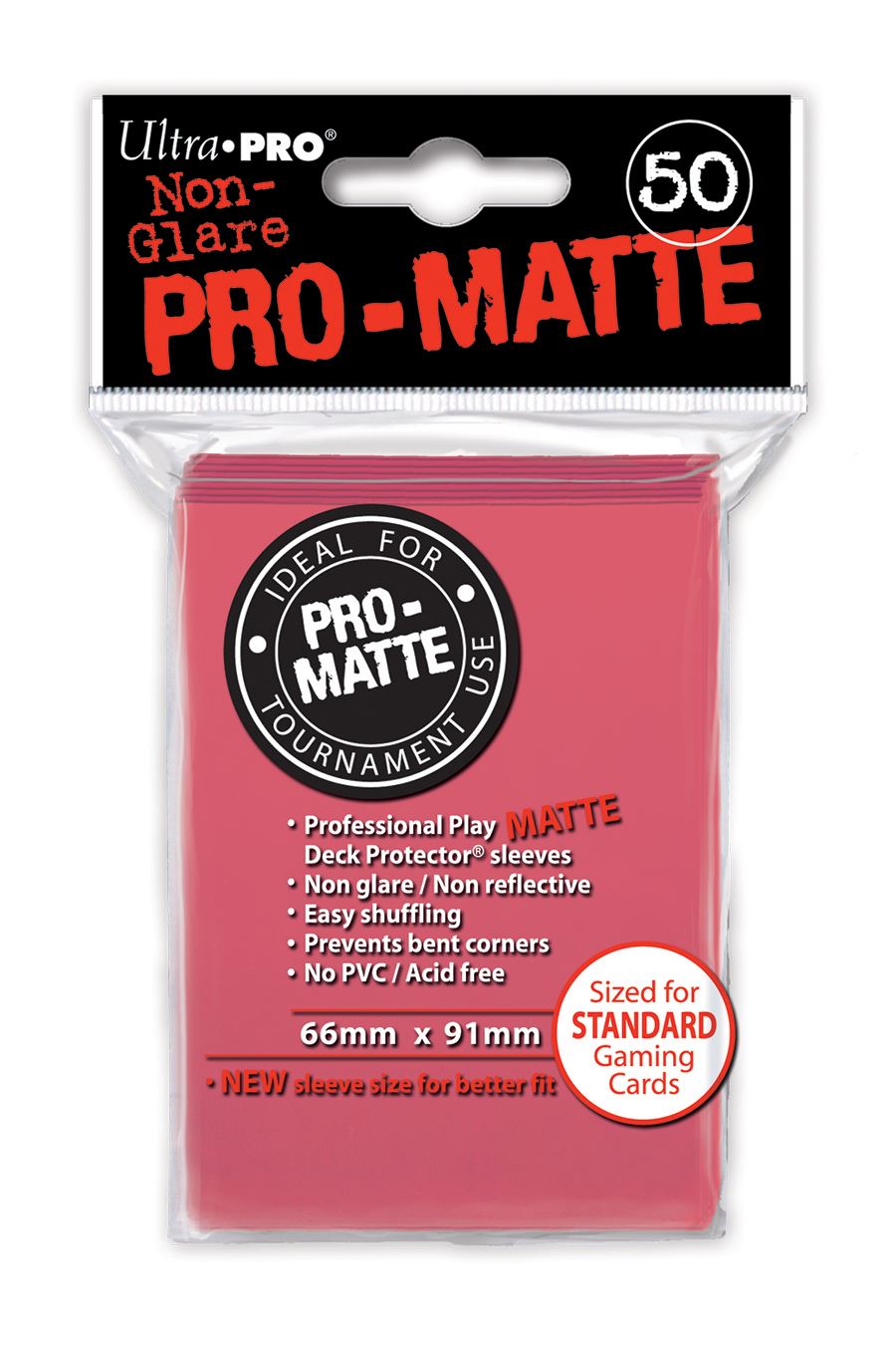 Ultra Pro Regular Matte (50ct) Fushia | Gear Gaming Bentonville