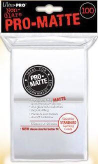 Ultra Pro Regular Matte (100ct) White | Gear Gaming Bentonville