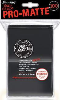 Ultra Pro Regular Matte (100ct) Black | Gear Gaming Bentonville