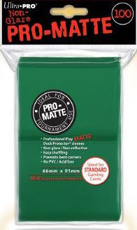 Ultra Pro Regular Matte (100ct) Green | Gear Gaming Bentonville