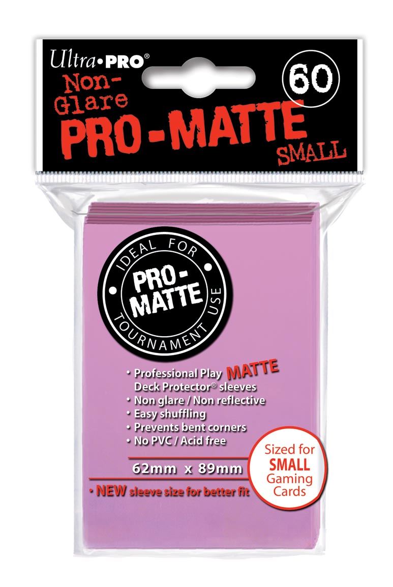 Ultra Pro Small Matte (60ct) Pink | Gear Gaming Bentonville