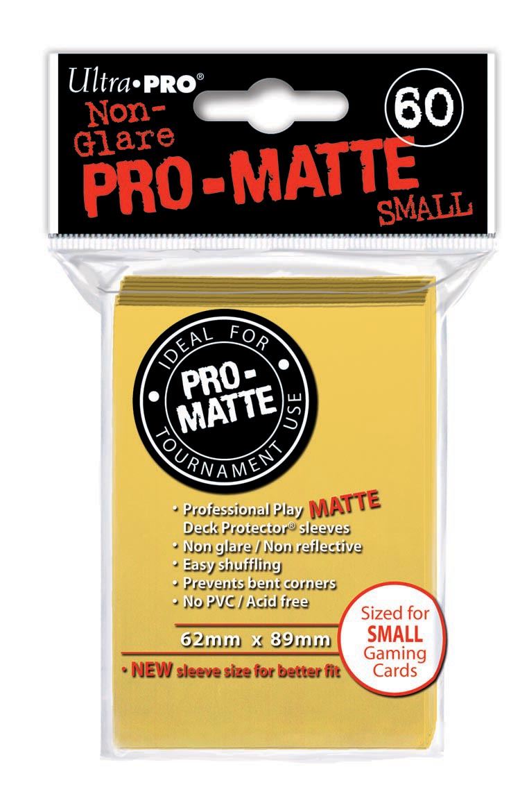 Ultra Pro Small Matte (60ct) Yellow | Gear Gaming Bentonville