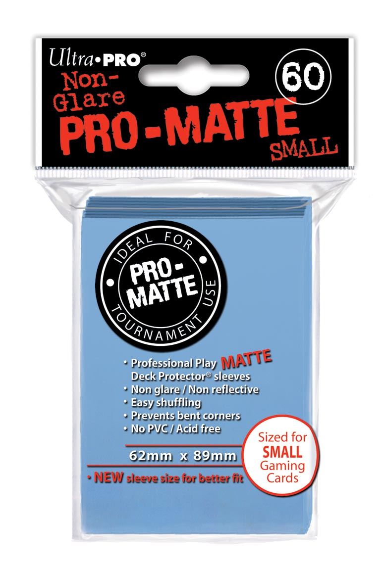 Ultra Pro Small Matte (60ct) Light Blue | Gear Gaming Bentonville