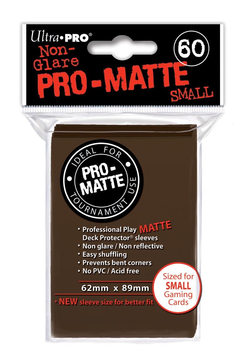 Ultra Pro Small Matte (60ct) Brown | Gear Gaming Bentonville