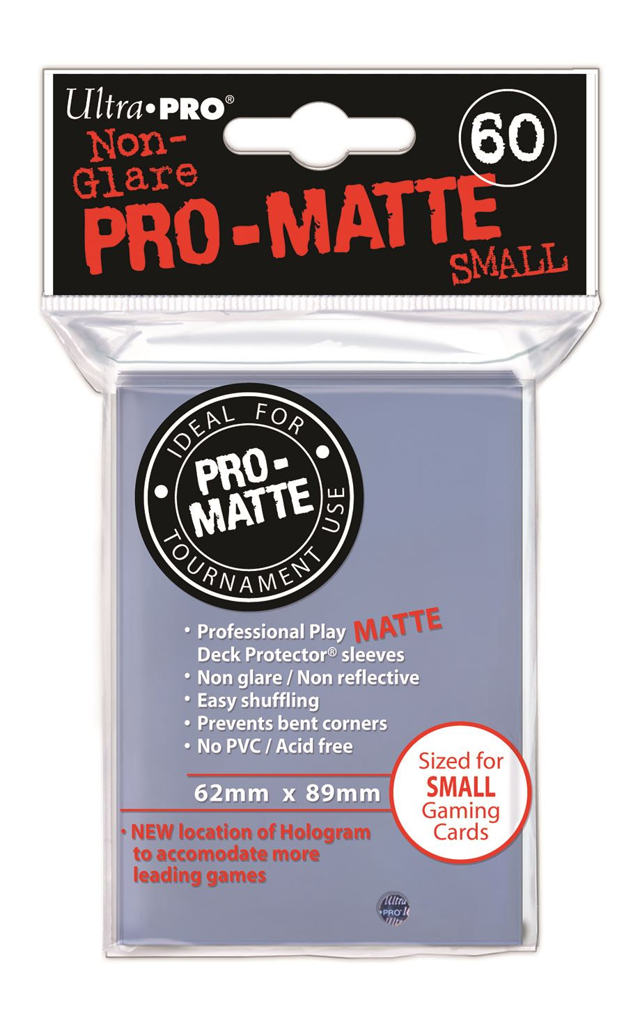 Ultra Pro Small Matte (60ct) Clear | Gear Gaming Bentonville