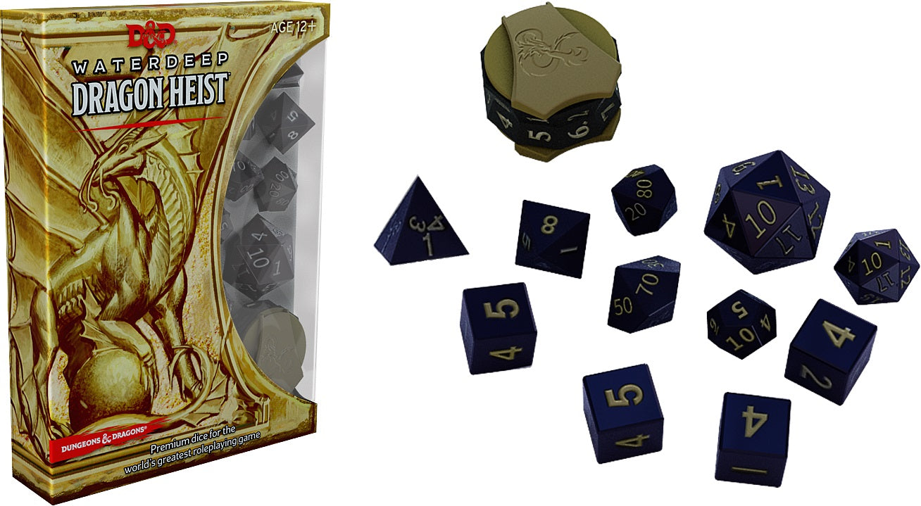 Dungeons & Dragons: Dragon's Heist Dice Set | Gear Gaming Bentonville