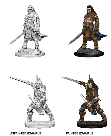 Pathfinder Unpainted Miniatures - Human Male Fighter | Gear Gaming Bentonville