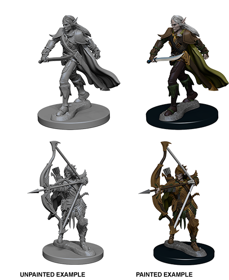 Pathfinder Unpainted Miniatures - Elf Male Fighter | Gear Gaming Bentonville