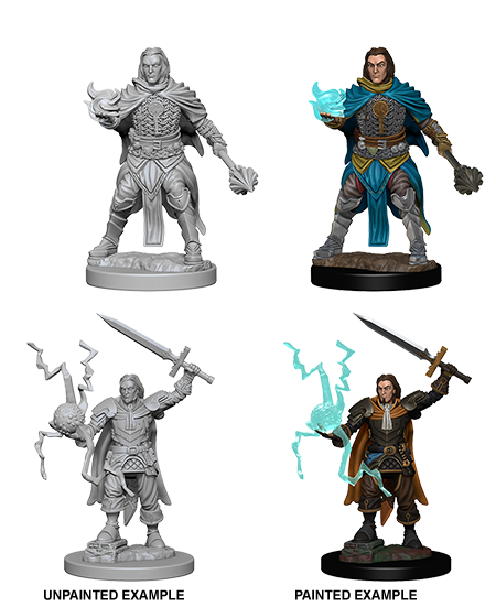 Pathfinder Unpainted Miniatures - Human Male Cleric | Gear Gaming Bentonville