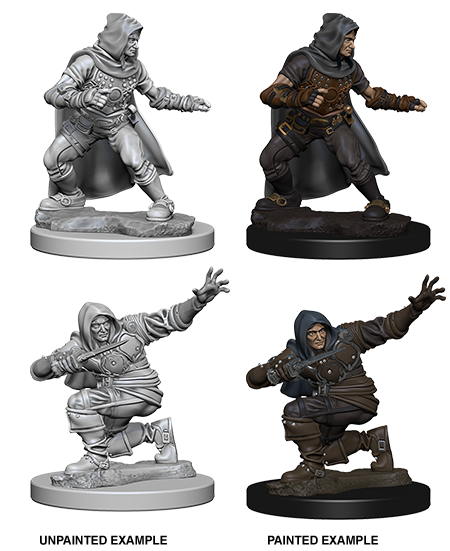 Pathfinder Unpainted Miniatures - Human Male Rouge | Gear Gaming Bentonville