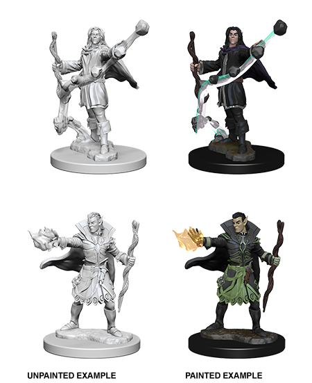 Pathfinder Unpainted Miniatures - Elf Male Sorcerer | Gear Gaming Bentonville