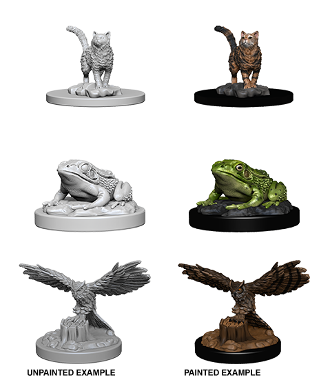 Wizkids Deep Cuts Unpainted Miniatures: Familiars | Gear Gaming Bentonville