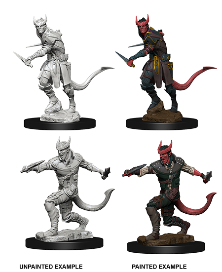 D&D Nolzur's Marvelous Miniatures - Tiefling Male Rogue | Gear Gaming Bentonville