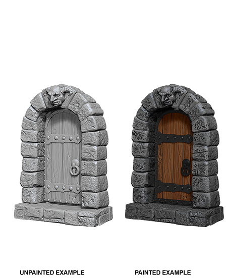 WizKids Deep Cuts Unpainted Miniatures: Doors | Gear Gaming Bentonville