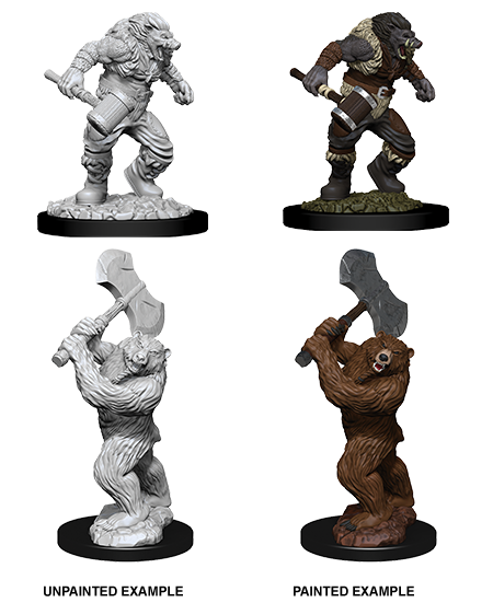 D&D Nolzur's Marvelous Miniatures: Wereboar & Werebear | Gear Gaming Bentonville