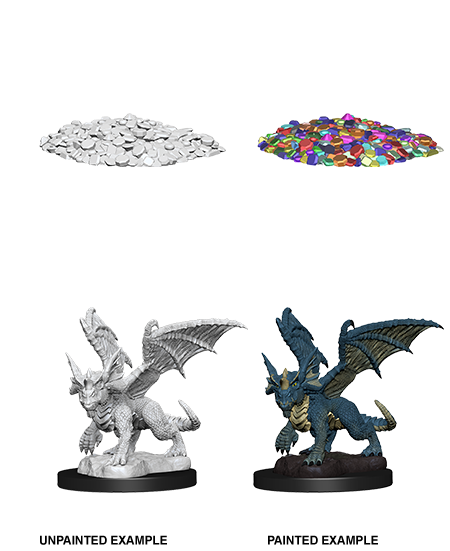 D&D Nolzur's Marvelous Miniatures: Blue Dragon Wyrmling | Gear Gaming Bentonville