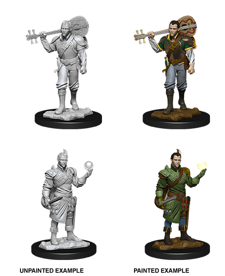 D&D Nolzur’s Marvelous Miniatures – Male Half-Elf Bard | Gear Gaming Bentonville