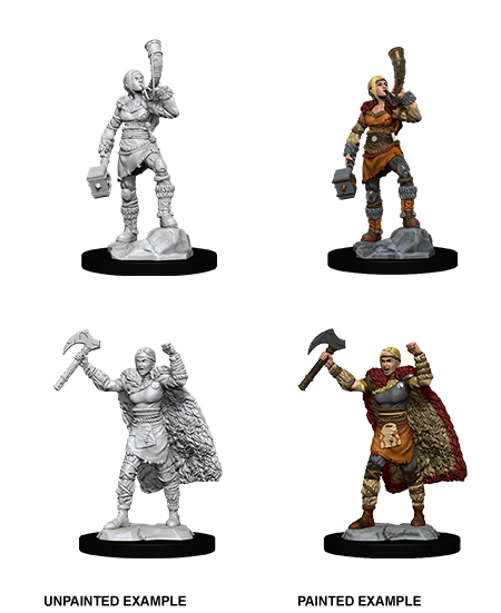 D&D Nolzur’s Marvelous Miniatures – Female Human Barbarian | Gear Gaming Bentonville