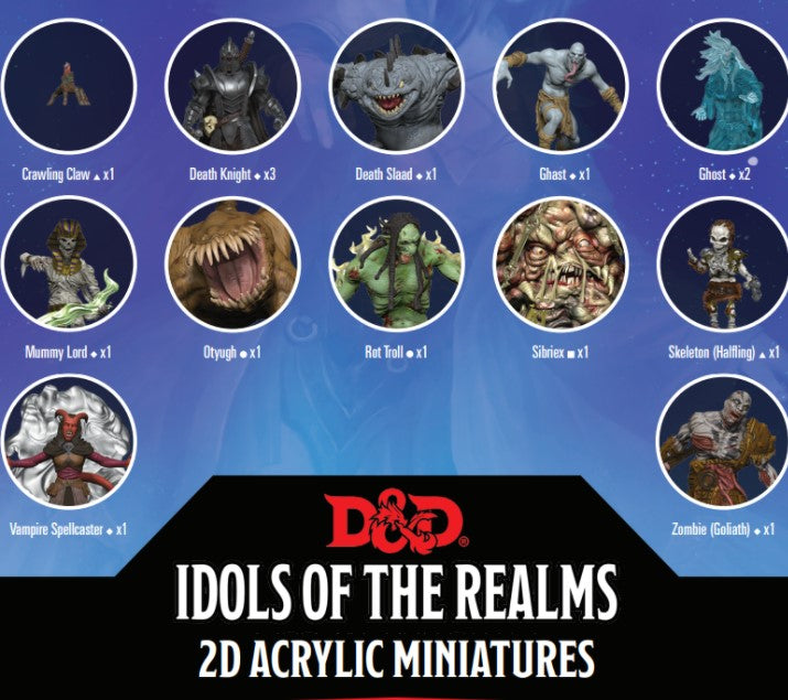 D&D Idols of the Realms: Boneyard: 2D Set 1 | Gear Gaming Bentonville