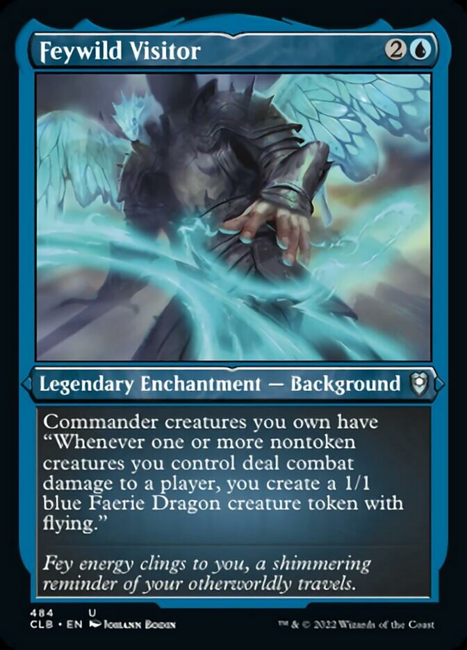 Feywild Visitor (Foil Etched) [Commander Legends: Battle for Baldur's Gate] | Gear Gaming Bentonville