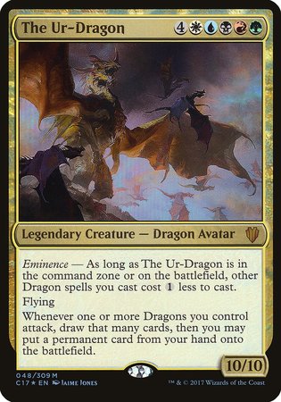 The Ur-Dragon (Commander 2017) [Oversize Cards] | Gear Gaming Bentonville