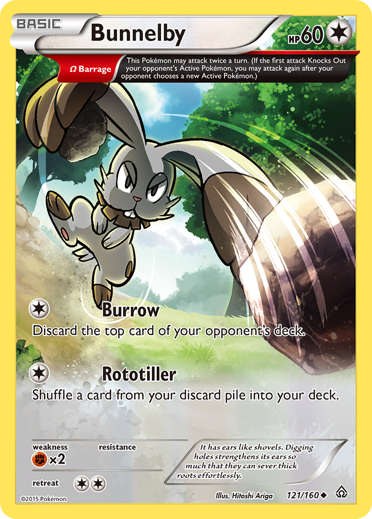 Bunnelby (121/160) [XY: Primal Clash] | Gear Gaming Bentonville