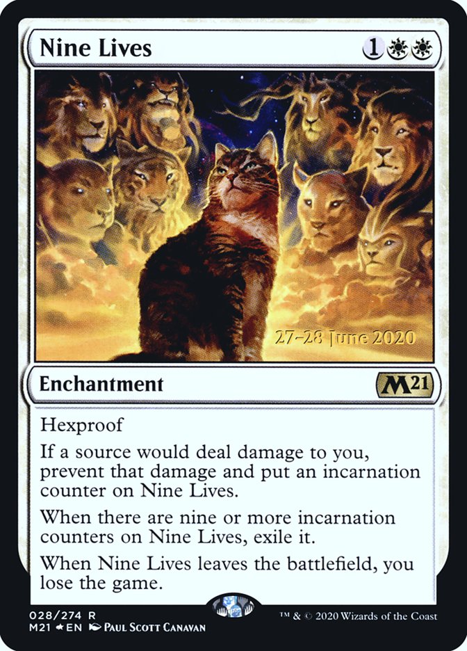 Nine Lives  [Core Set 2021 Prerelease Promos] | Gear Gaming Bentonville