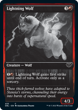 Lightning Wolf [Innistrad: Double Feature] | Gear Gaming Bentonville