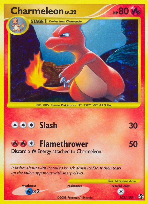 Charmeleon (102/100) [Diamond & Pearl: Stormfront] | Gear Gaming Bentonville