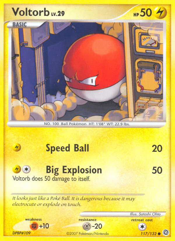 Voltorb (117/132) [Diamond & Pearl: Secret Wonders] | Gear Gaming Bentonville