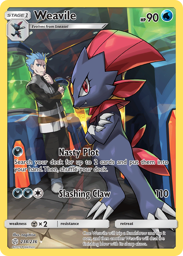 Weavile (238/236) [Sun & Moon: Cosmic Eclipse] | Gear Gaming Bentonville