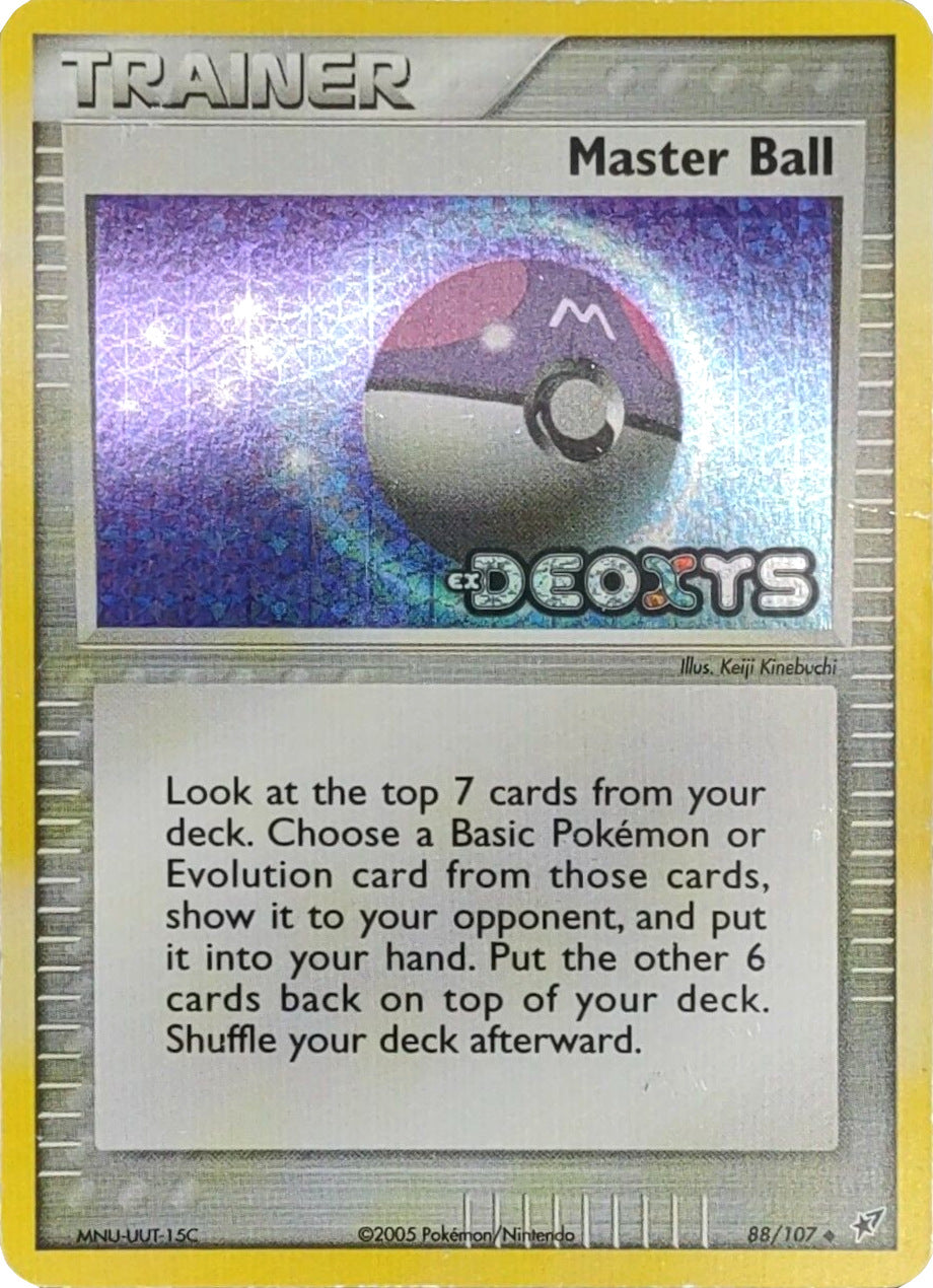 Master Ball (88/107) (Stamped) [EX: Deoxys] | Gear Gaming Bentonville